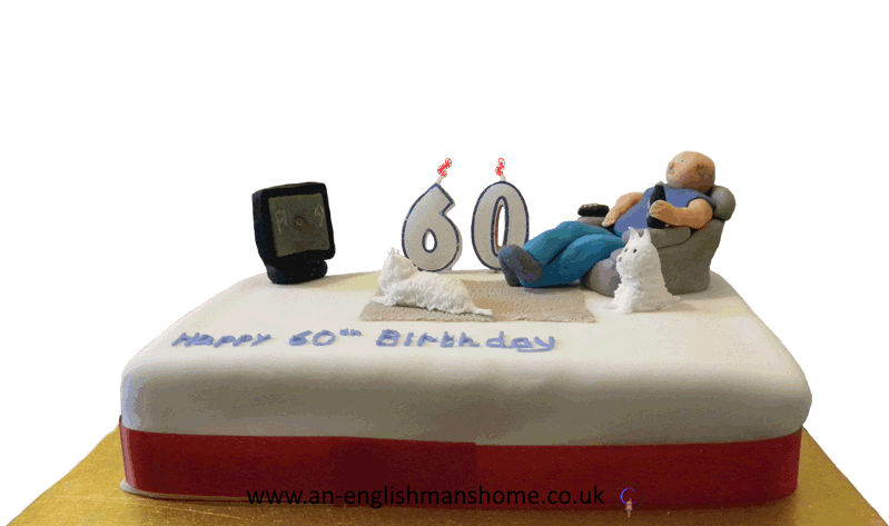 A 60th birthday cake.