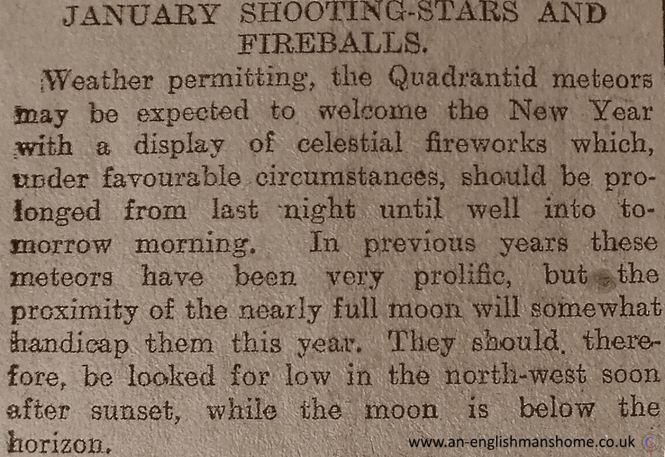 Shooting Stars and Fireballs 1907.