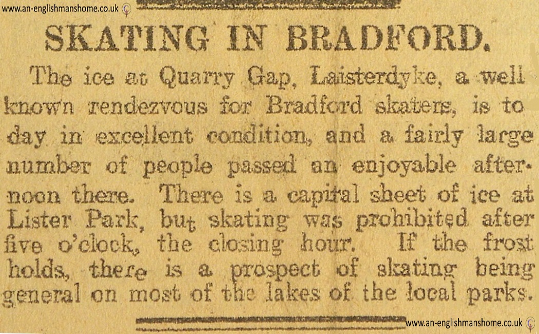 Skating in Bradford 1907.