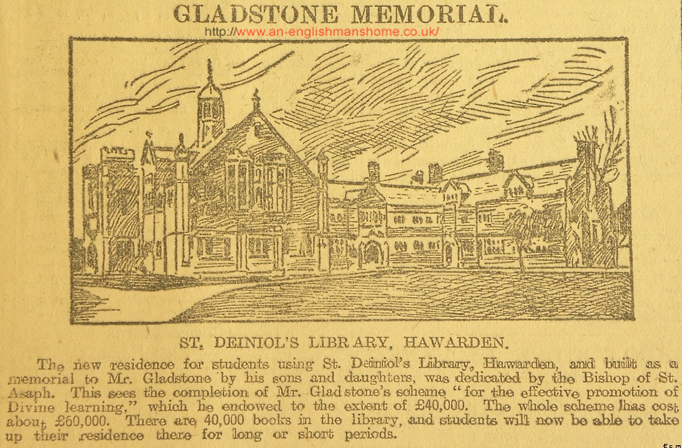 Gladstone memorial 1907.