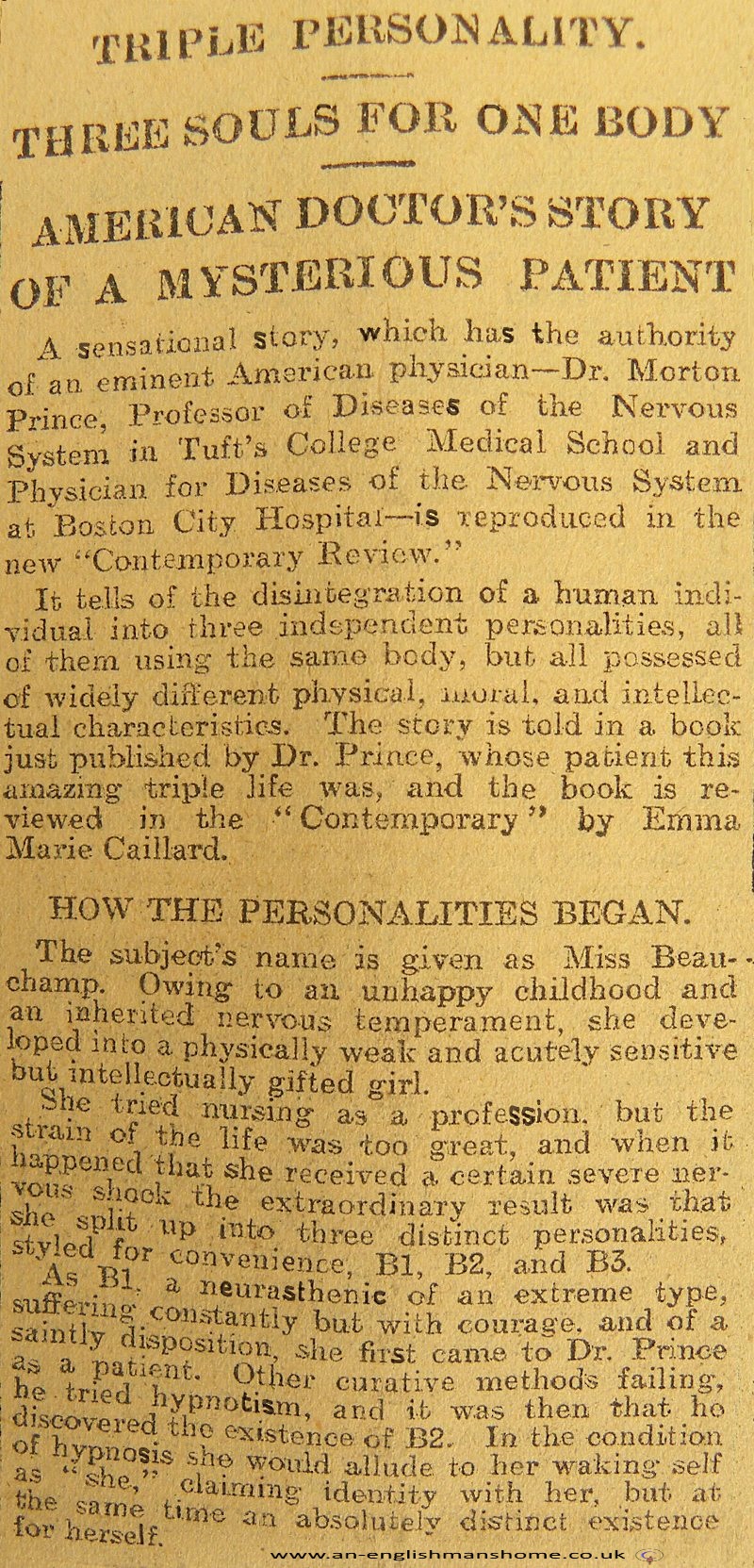 Doctor Morton Prince 1907.