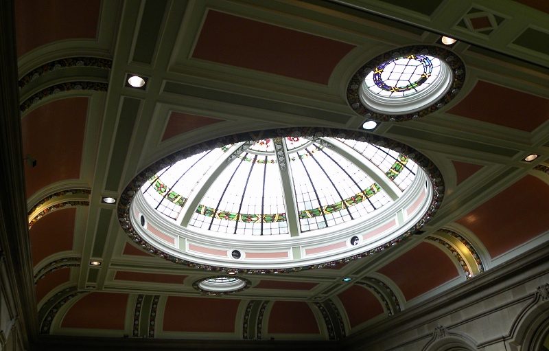 Dome in the hall.