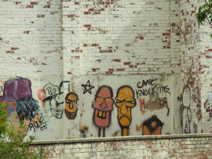 Graffiti in Bingley 2007.