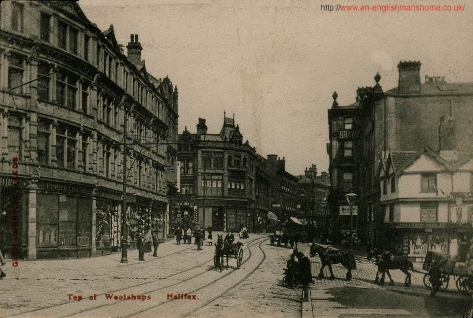 Woolshops in Halifax early 1900s.
