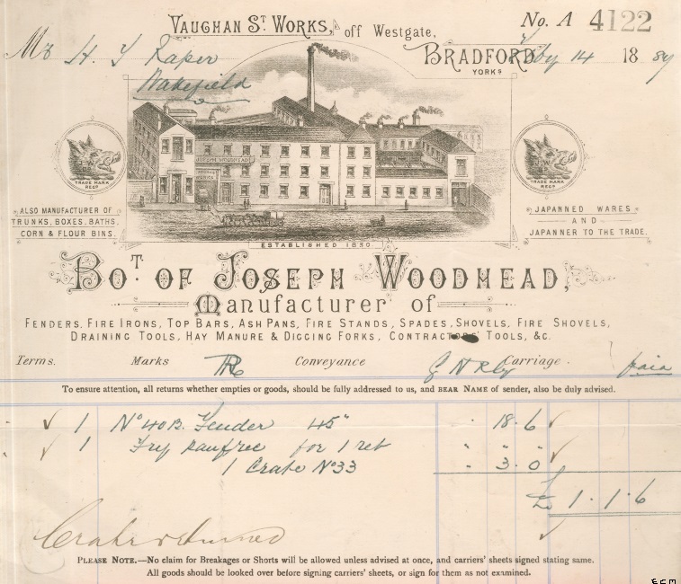 Joseph Woodhead, Bradford.