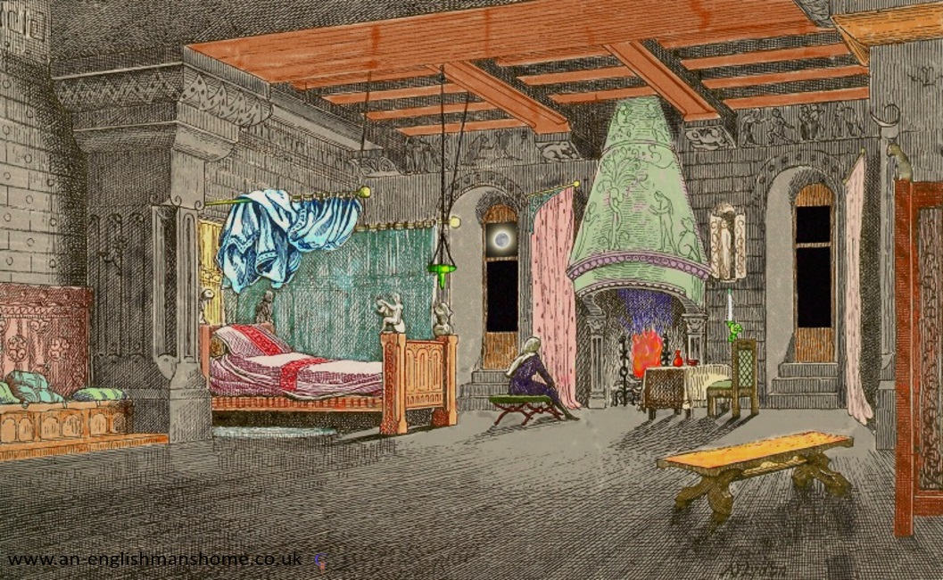 Medieval bedroom.