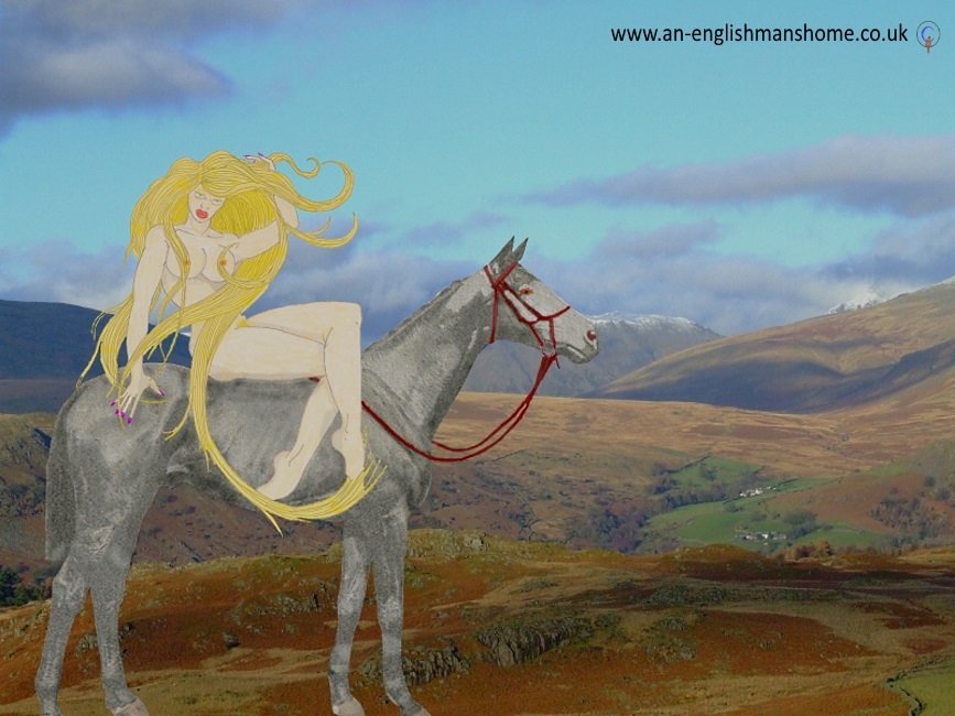Lady Godiva in the Lake District.
