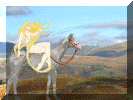 Lady Godiva in the mountains.