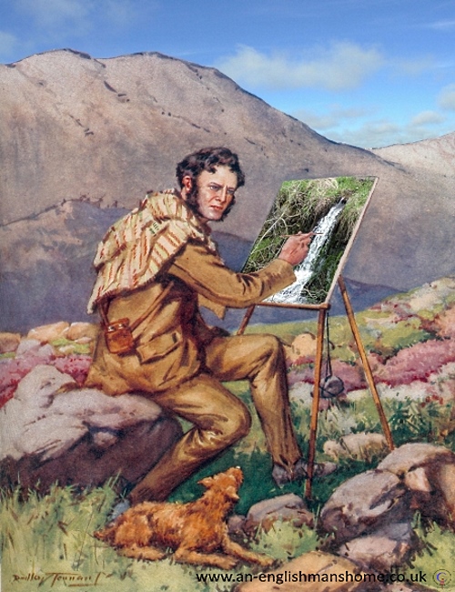 A painting by Dudley Tennant.